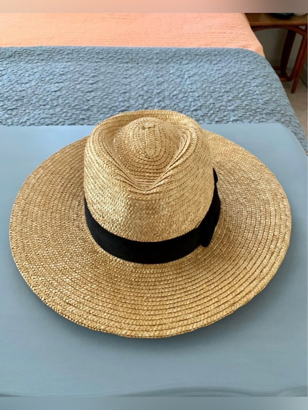 Brixton Joanna Straw Summer Sun Hat in Honey